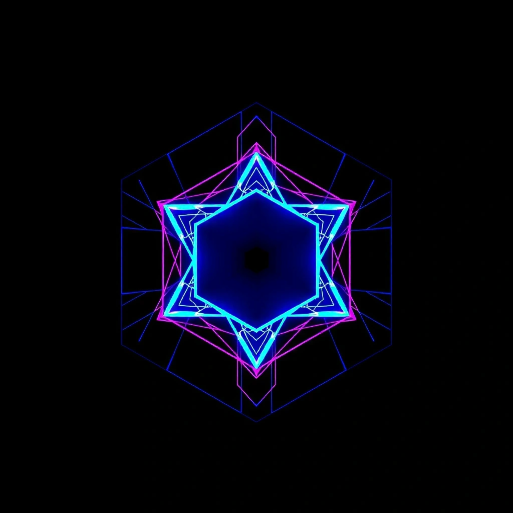 Futuristic interface visualization